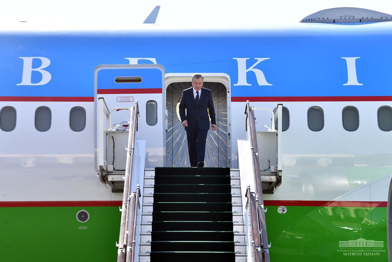 Image of 'The visit of the President to Khorezm has concluded.'