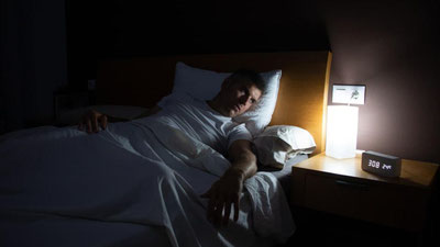 Image of 'What is causing people not to sleep well today?'