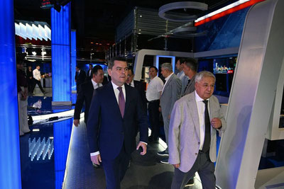 Изрображение 'Пресс-секретарь главы Узбекистана принял участие в Дне открытых дверей телеканала "Sevimli"'