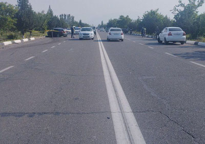 Image of 'One person died in a road accident in Fergana.'