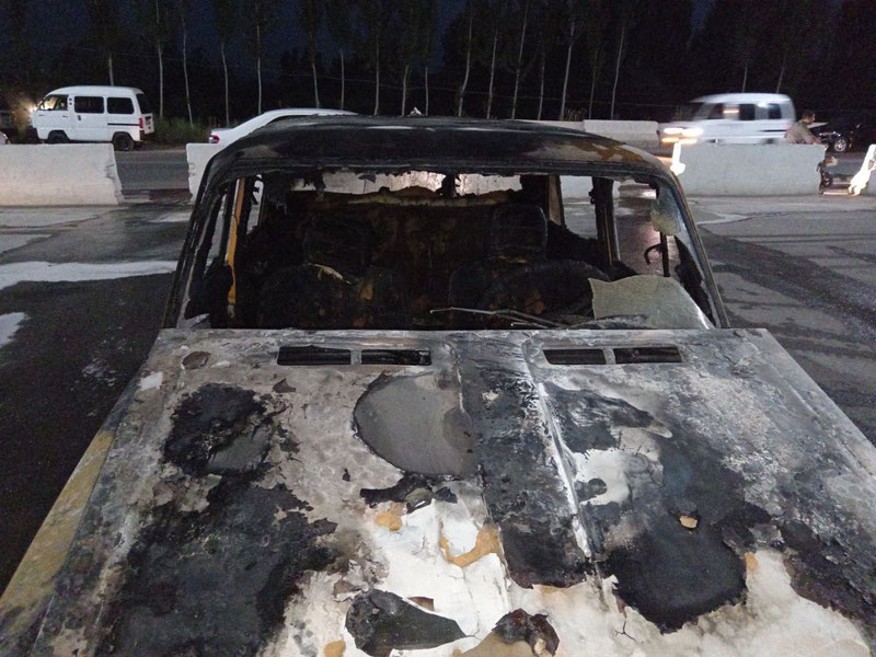 Изрображение 'Во время заправки газом в Намангане загорелся автомобиль (видео)'