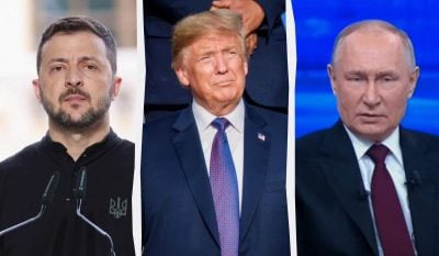 Image of 'Donald Trump wants to talk with Putin and Zelensky.'