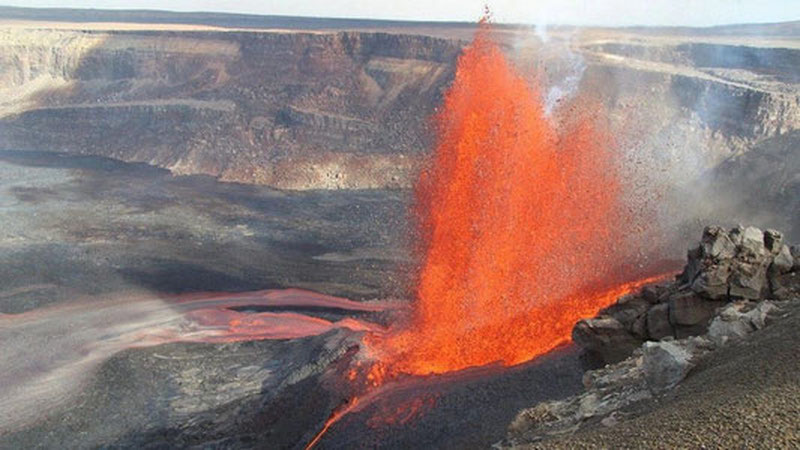 Image of 'One of the world's most dangerous volcanoes has become active.'