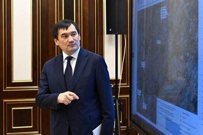 Изрображение 'Президенту презентовали новую линию столичного метрополитена'