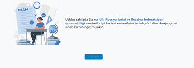 Изрображение 'В Узбекистане начал работу сайт для подготовки граждан к экзаменам в России'