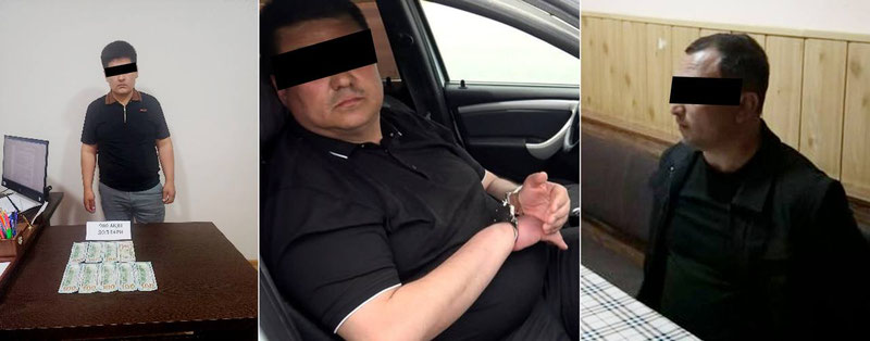 Image of 'In Khorezm, a tax inspector was caught with a bribe, while in Kashkadarya, a court expert was caught with a bribe.'