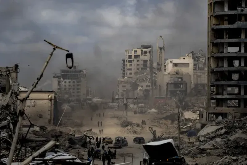 Image of 'Israel struck one of the schools in Gaza.'