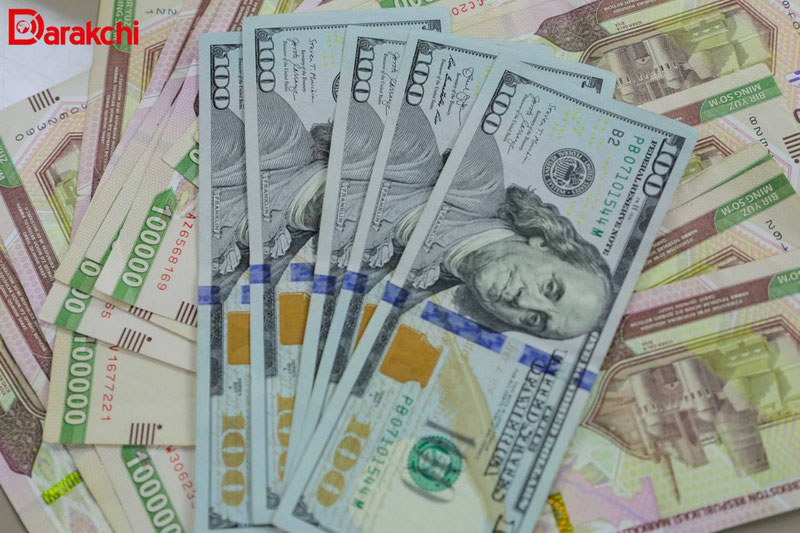 Image of 'The official exchange rate of the dollar has changed.'