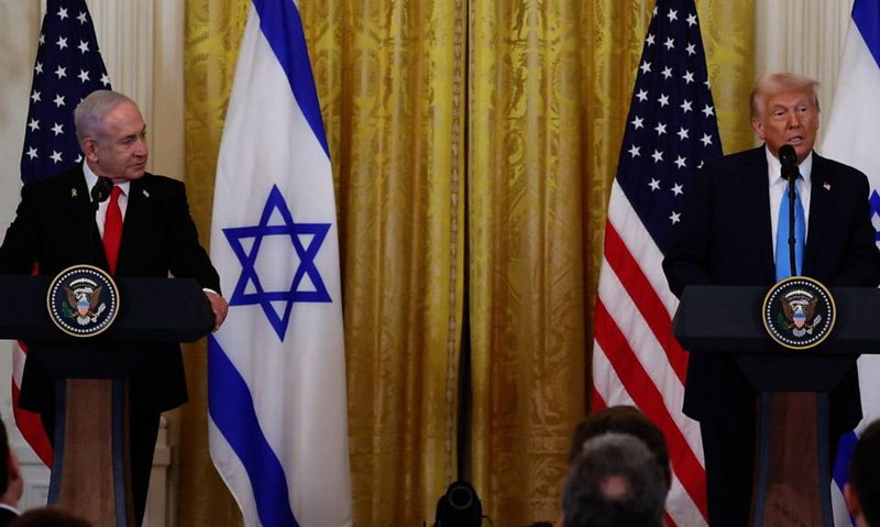 Image of 'Trump is expected to announce a ceasefire plan for Gaza soon.'