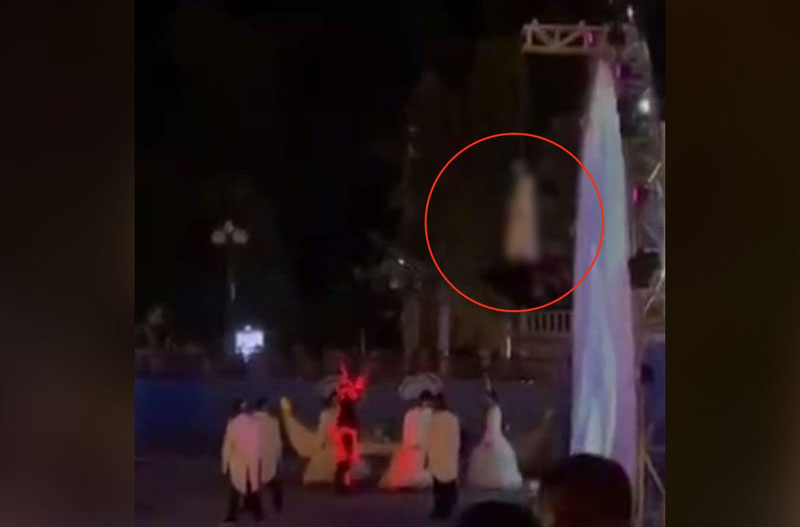 Image of 'A suicide scene was depicted in "Magic City."'
