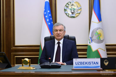Image of 'Presidents of foreign countries are sending congratulations to Shavkat Mirziyoyev.'