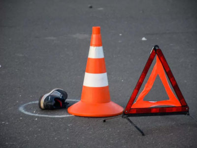 Image of 'As a result of a collision between a motor vehicle and a scooter in Sergeli, a road traffic accident occurred.'