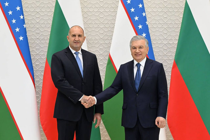 Image of 'Rumen Radev invited Shavkat Mirziyoyev to Bulgaria.'