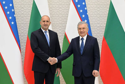 Image of 'Rumen Radev invited Shavkat Mirziyoyev to Bulgaria.'