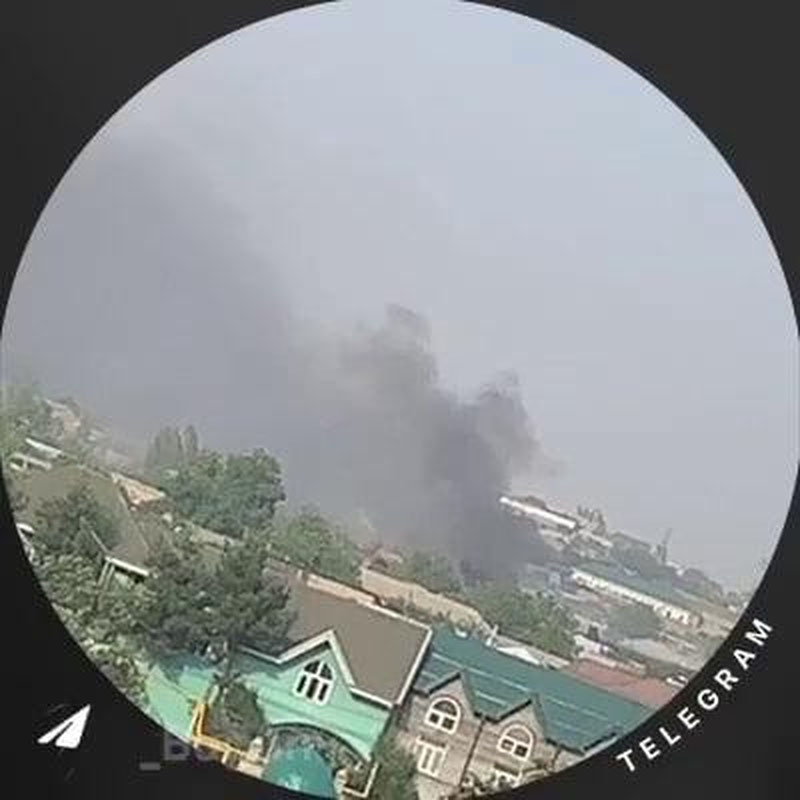 Изрображение 'В Андижане загорелся жилой дом'
