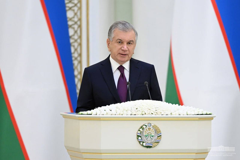 Image of 'Shavkat Mirziyoyev: The situation concerning Ukraine must be resolved solely through diplomatic means.'