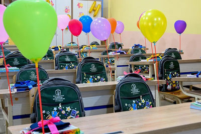 Image of 'The announcement was made regarding when the enrollment for the 1st grade will begin in Uzbekistan.'
