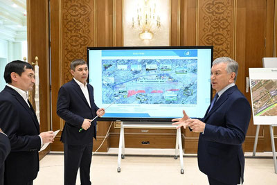 'Shavkat Mirziyoyev "Toshkent-Sharqiy" aeroporti qurilishini ko‘zdan kechirdi'ning rasmi