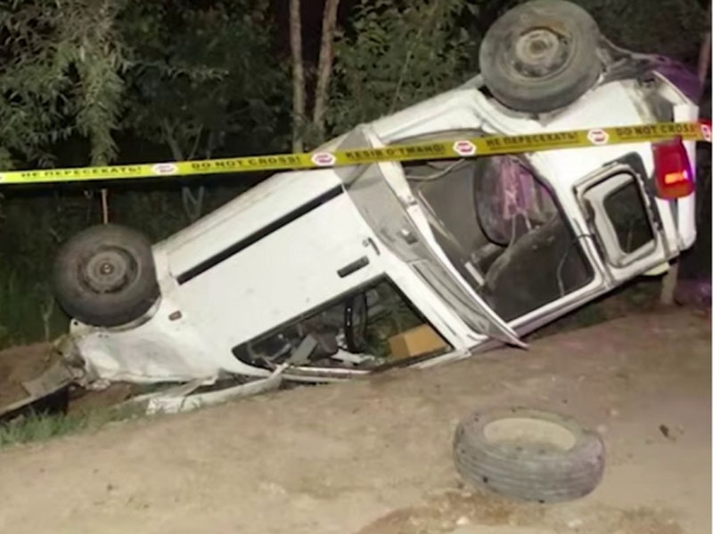 Image of 'In Khorezm, an 18-year-old young man died after flipping over in a Tico.'