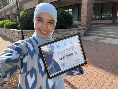Image of 'Youngsters towards knowledge and technology: An Uzbek student studying in the USA won the "Heirs of Mirzo Ulugbek" competition.'