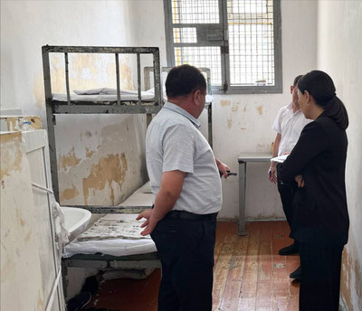 Image of 'It was determined that prisoners are being kept in harsh conditions at the detention center in Tashkent.'