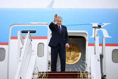 Image of 'Shavkat Mirziyoyev's working visit to Belarus has concluded.'