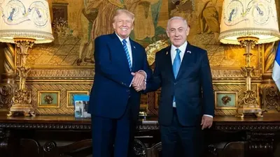 'Трамп ва Нетаньяху Ғазодаги урушни тўхтатишга келишиб олди'ning rasmi