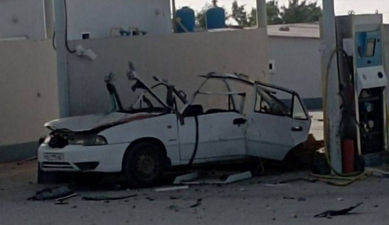 Изрображение 'В Байсуне на заправке взорвался баллон в автомобиле: 1 человек погиб'
