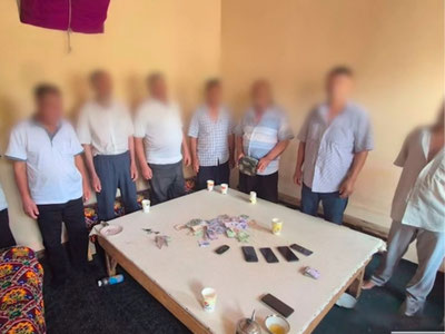 Image of 'A person who organized gambling in his household in Andijan was detained.'