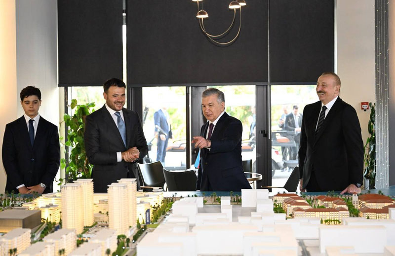 Image of 'Shavkat Mirziyoyev became acquainted with the operations of the "Sea Breeze" resort in Azerbaijan.'