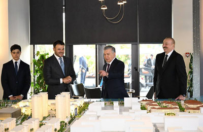 'Shavkat Mirziyoyev Ozarbayjondagi "Sea Breeze" dam olish majmuasi faoliyati bilan tanishdi'ning rasmi