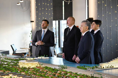 Изрображение 'Президента Узбекистана ознакомили с проектом курортного комплекса “Sea Breeze”'