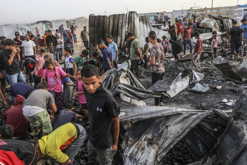 Image of 'Israel carried out its next attack on Gaza.'