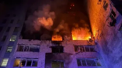 Image of 'Russia organized a major drone attack on Odessa again.'