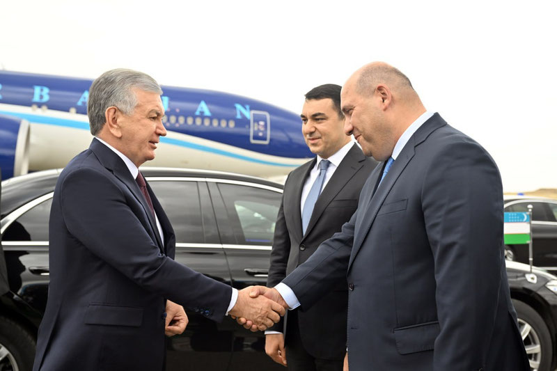 Image of 'Shavkat Mirziyoyev's 2-day visit to Azerbaijan has concluded.'