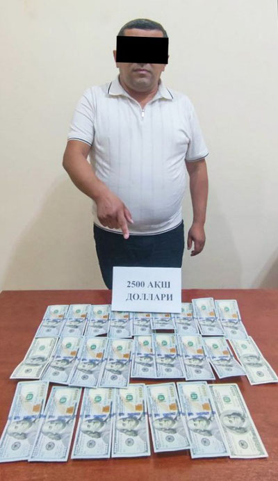Image of 'An inspection officer was caught with a bribe in Samarkand.'