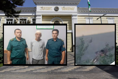 Image of 'In Andijan, a man who killed his wife and fled the scene of the crime has been detained.'