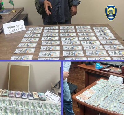 Image of 'Piskent, Yangiyer, and Tayloq: Individuals involved in "currency exchange" activities were apprehended.'