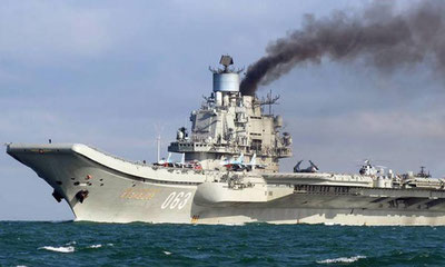 Image of 'Russia is discussing the fate of its aircraft carrier "Admiral Kuznetsov".'