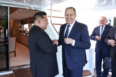 Image of '```htmlLavrov met with Kim Jong Un in North Korea```'