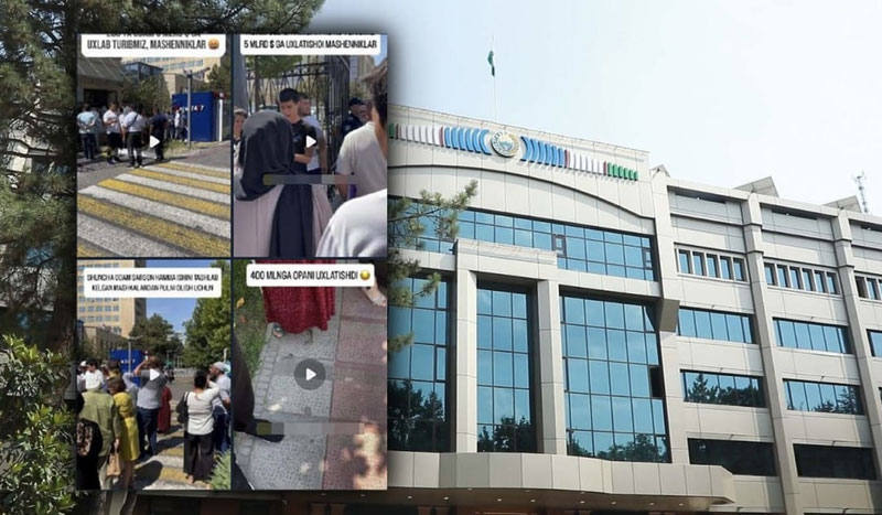 Image of 'In Tashkent, a construction company is suspected of embezzling millions of citizens' money through fraudulent means.'