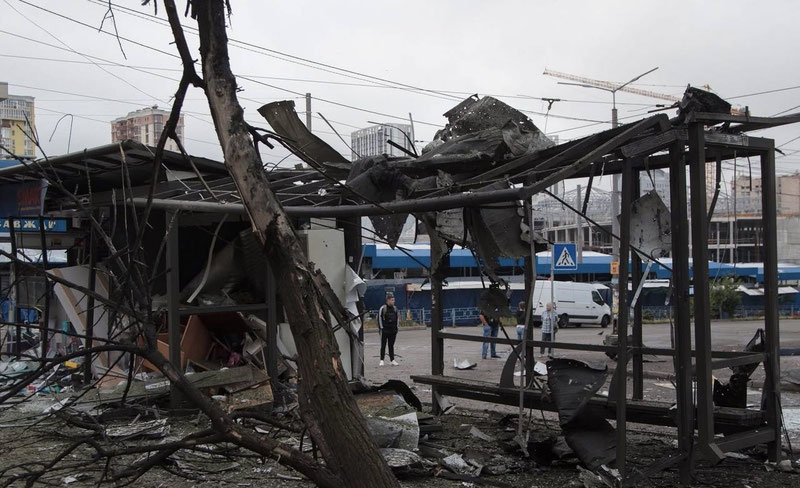 Image of 'The Russian armed forces launched a large-scale strike on Ukraine.'