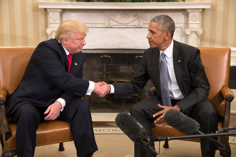 'Tramp Obamani davlatga xiyonatda aybladi'ning rasmi