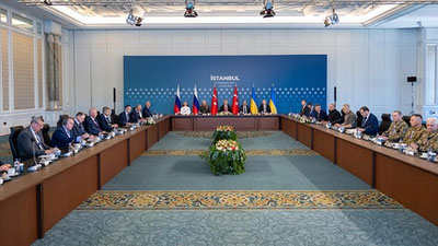 'Истанбулда Россия ва Украина ўртасидаги музокараларнинг учинчи босқичи бошланди'ning rasmi