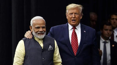 Image of 'The U.S. will impose a 25% tariff on India and a "penalty" for trade with Russia starting from August 1.'
