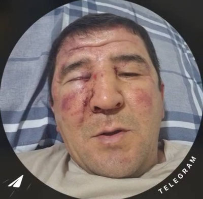 Image of 'In Farghona, it is said that a farmer was beaten for asking about his wages.'