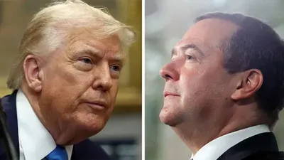 Изрображение 'Трамп приказал направить две атомные подлодки в ответ на заявления Медведева'