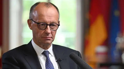 Image of 'The Chancellor of Germany: "Hamas is torturing the hostages."'