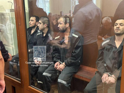 Изрображение 'Четверо исполнителей теракта в «Крокусе» признали в суде свою вину'