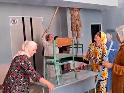 'Ўқитувчиларни “ремонт”га мажбурлаган директор 41 млн сўм жаримага тортилди'ning rasmi